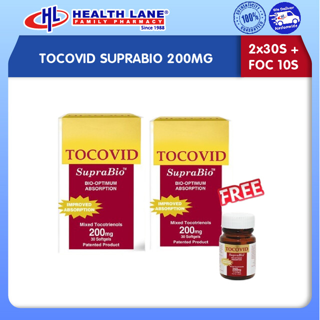 TOCOVID SUPRABIO 200MG (30'S X 2 + FOC)